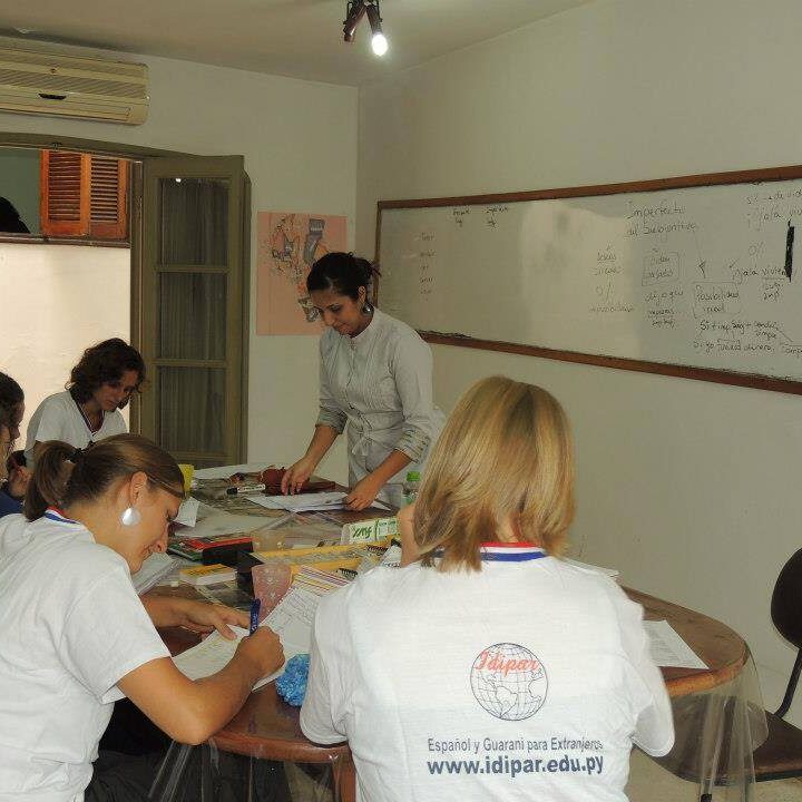 Gloria teaching in Paraguay, 2009